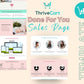 Fresh Pink Coaching Sales Page Template in Thrivecart