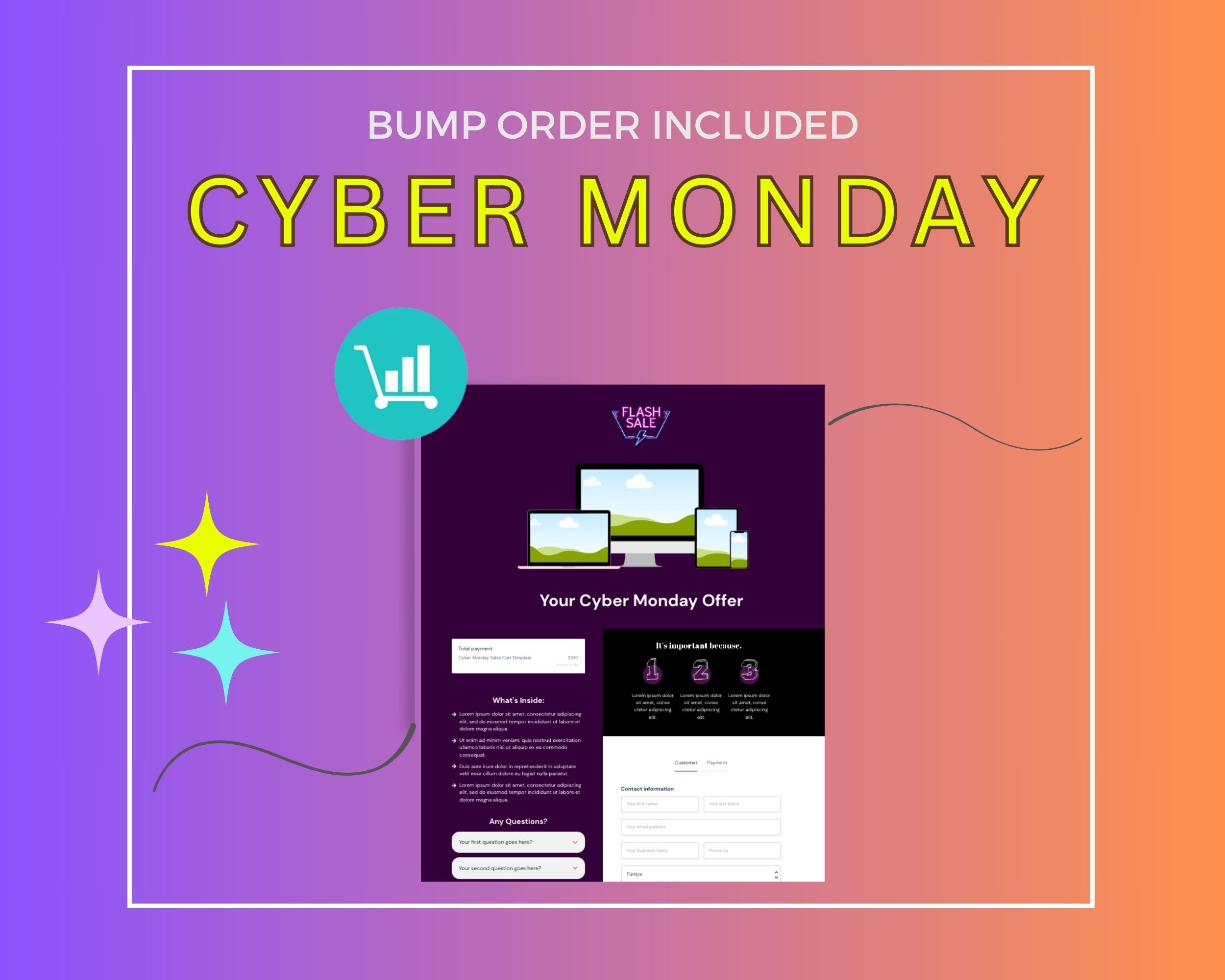 Cyber Monday ThriveCart Checkout Template