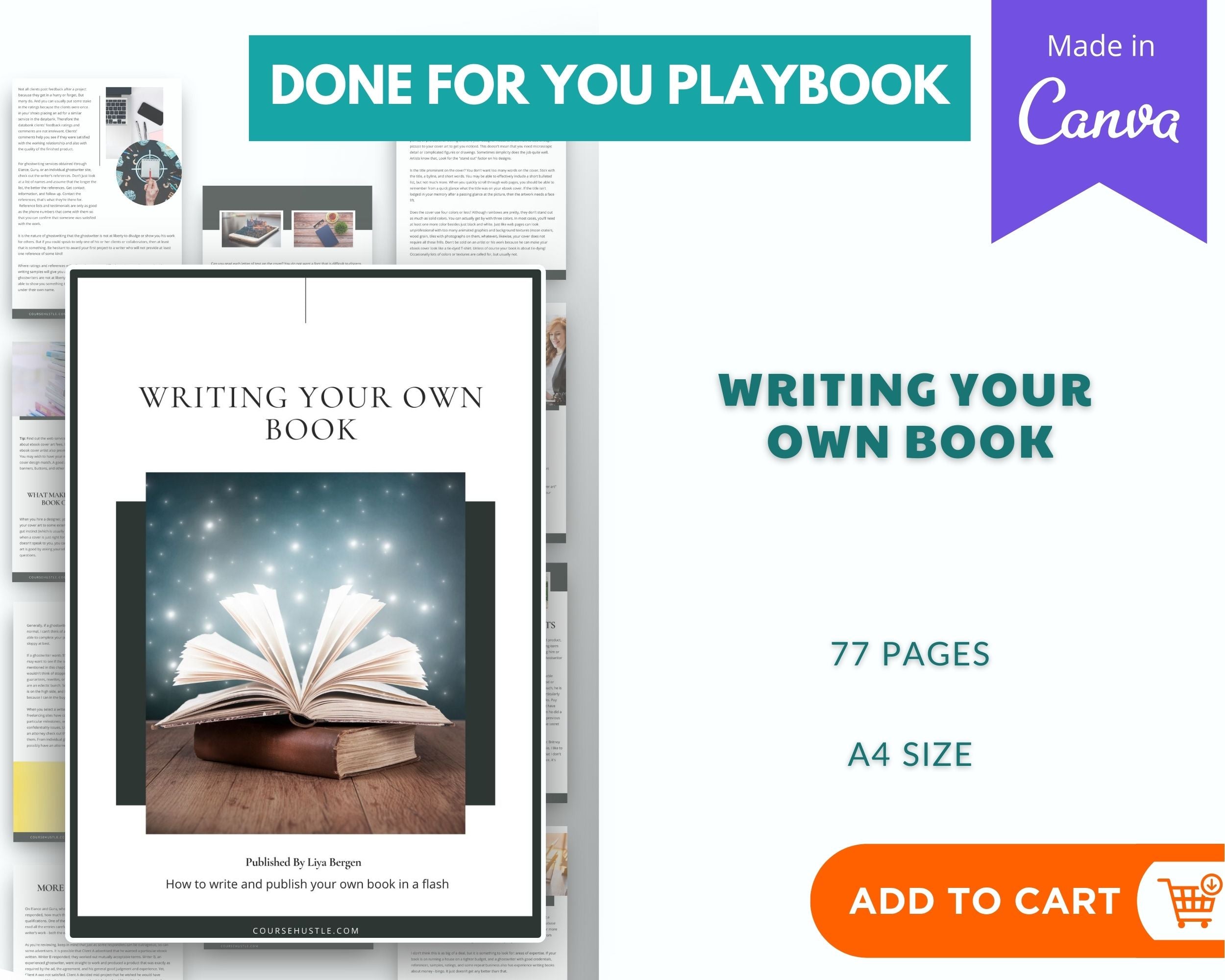 Done-for-You Writing Your Own Book Playbook