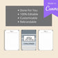 20 Day Spiritual Journaling | Editable Canva Template A4 Size