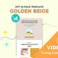 Golden Beige ThriveCart Opt-In Page Template