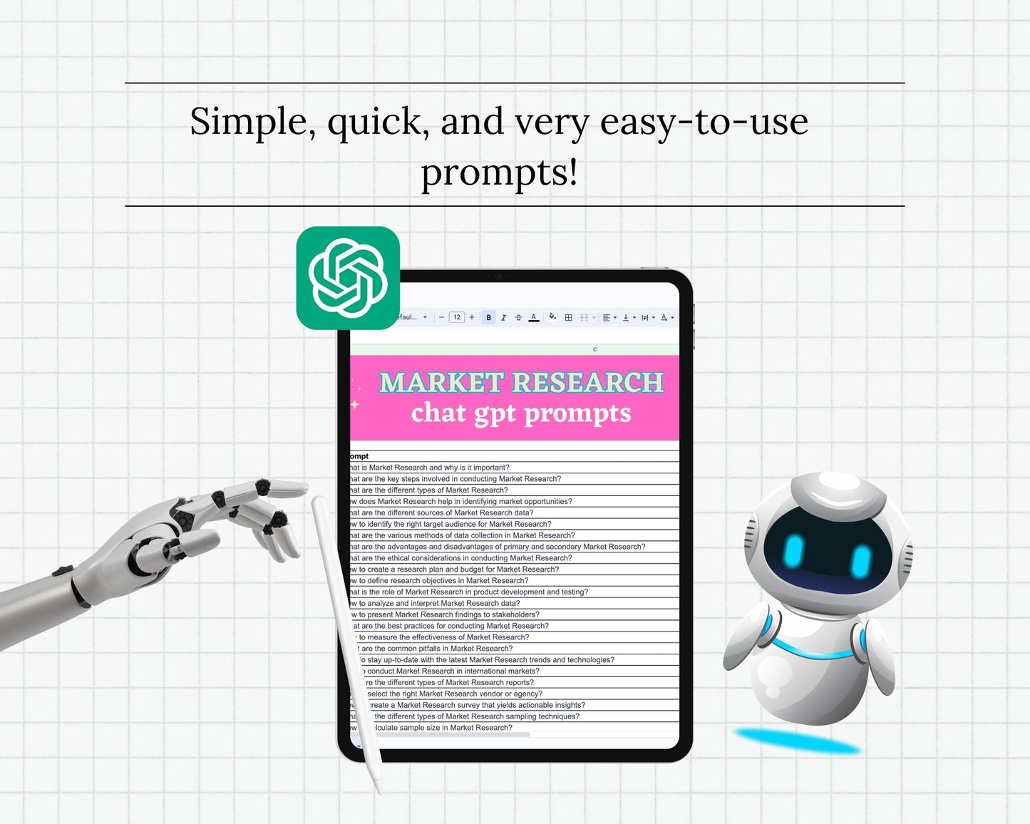 100+ Market Research Chat GPT Prompts