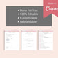 20-Day Pinterest Challenge | Editable Canva Template A4 Size