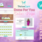 Plum & Lilac Printables Sales Page Template in Thrivecart