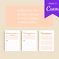 30-Day Gratitude Challenge | Editable Canva Template A4 Size