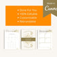 31-Day Productivity Challenge | Editable Canva Template A4 Size