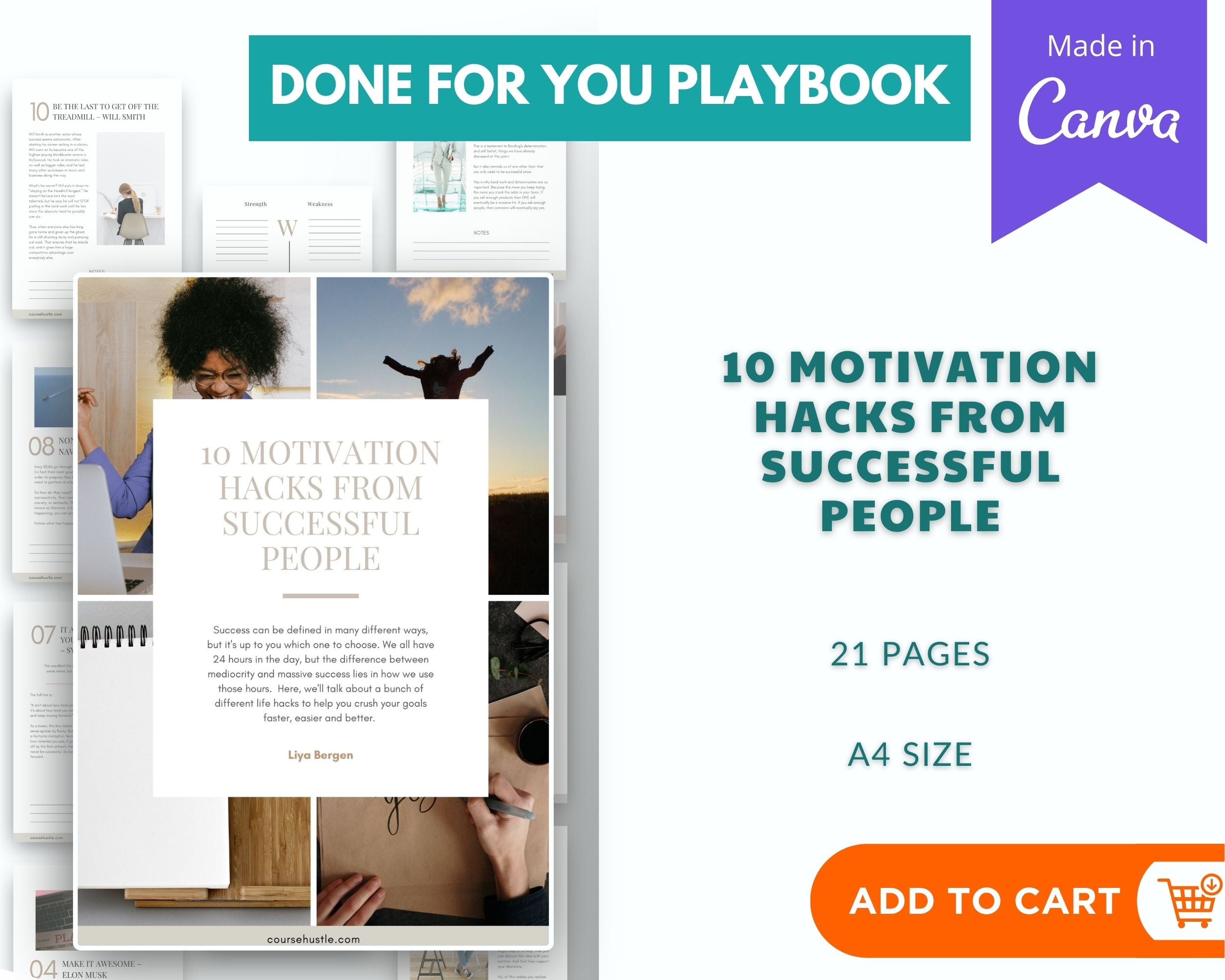 Done-for-You Motivation Hacks From Successful People Playbook