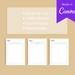 30-Day Life Purpose Challenge | Editable Canva Template A4 Size