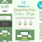 Organic Green Sales Page Template in ThriveCart