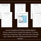 Editable Student Finance Planner in Canva | Commercial Use