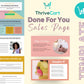 Colorful Sales Page Template in ThriveCart