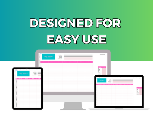Lead Tracker Google Spreadsheet | Simple Lead Tracker Google Sheets