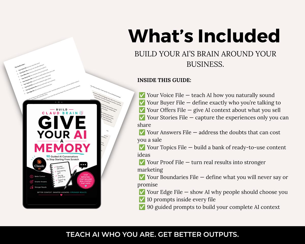 Claude Brain: Give Your AI A Memory Guide | PLR Ready