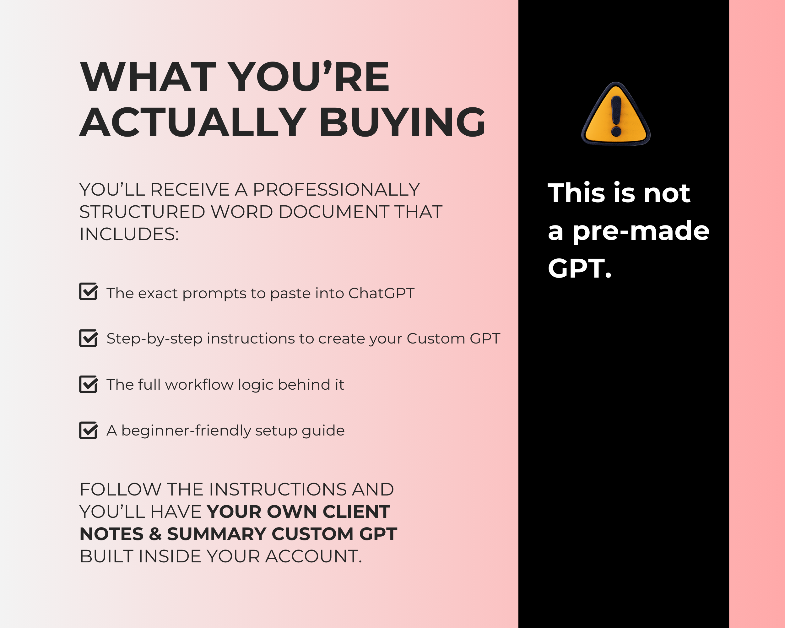White-Label Client Coaching Notes and Summary GPT Builder Kit