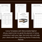 Editable Author Productivity Planner Template in Canva | Canva Template Pack | Author Productivity Template | Commercial Use