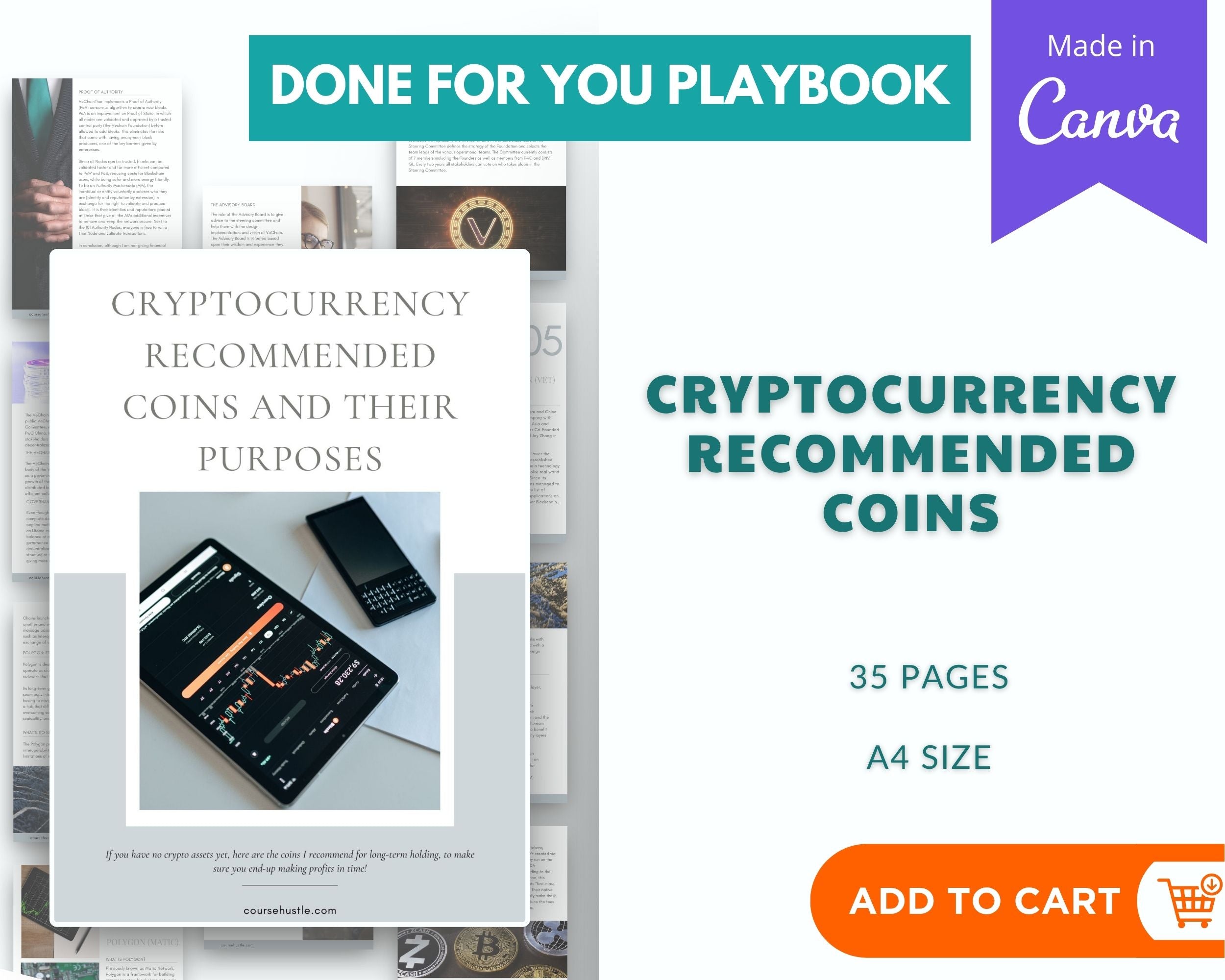 Done-for-You Cryptocurrency Recommended Coins Playbook