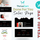 Focal Red Sales Page Template in ThriveCart