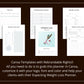 Editable Weight Loss Planner in Canva | Commercial Use