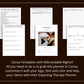 Editable Therapy Planner in Canva | Commercial Use