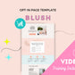 Blush ThriveCart Opt-In Page Template