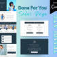 Ocean Online Course Canva Sales Page Template