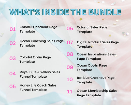 ThriveCart Colorful Bundle Templates