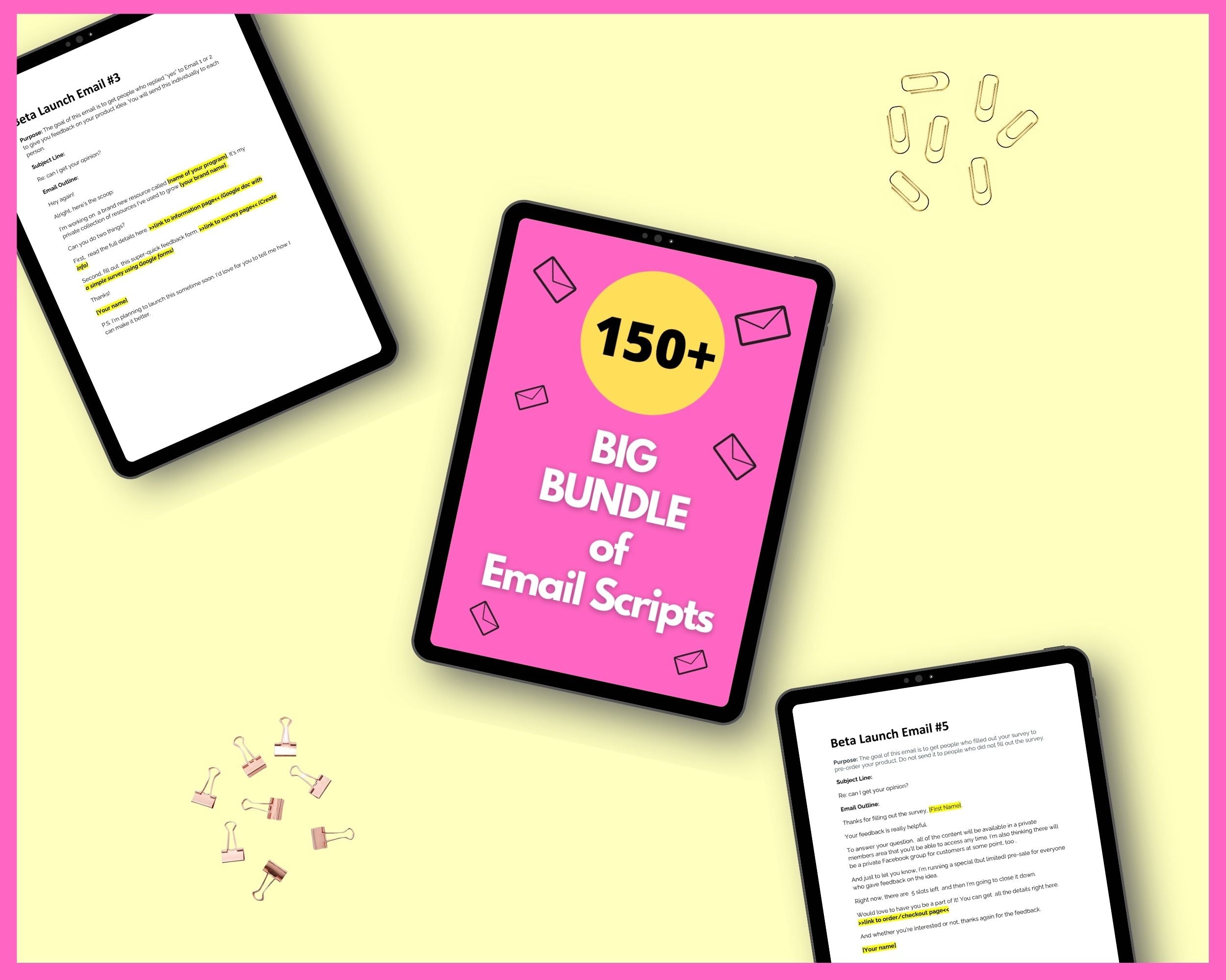 BIG BUNDLE of Email Sequences | All Access | 150+ Email Scripts | Done for you