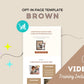 Brown ThriveCart Opt-In Page Template