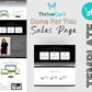 Tripwire Black & White Sales Page Template in ThriveCart
