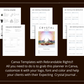 Editable Crystal Planner in Canva | Commercial Use