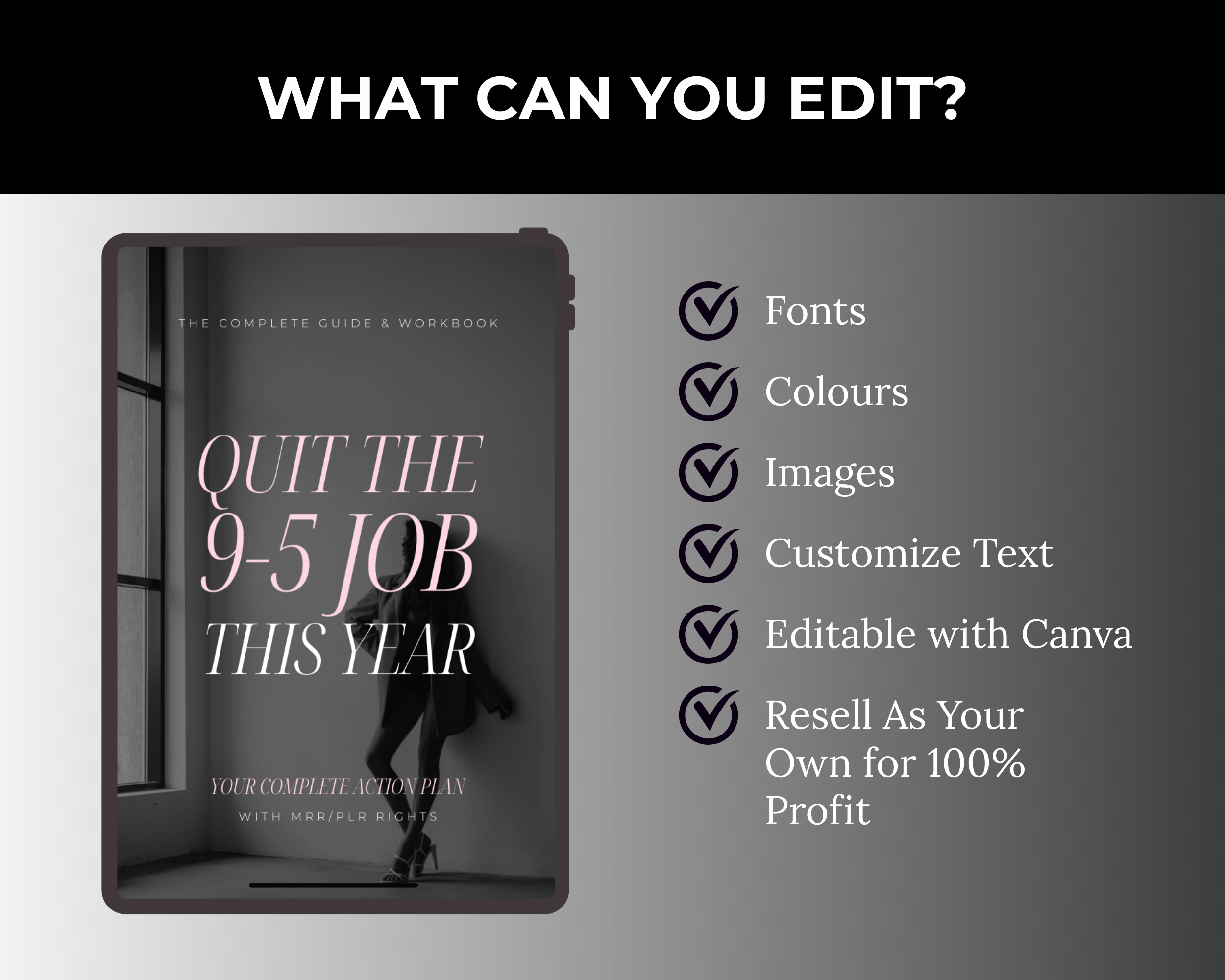 Quit Your 9-5 Job PLR Guide with Resell Rights