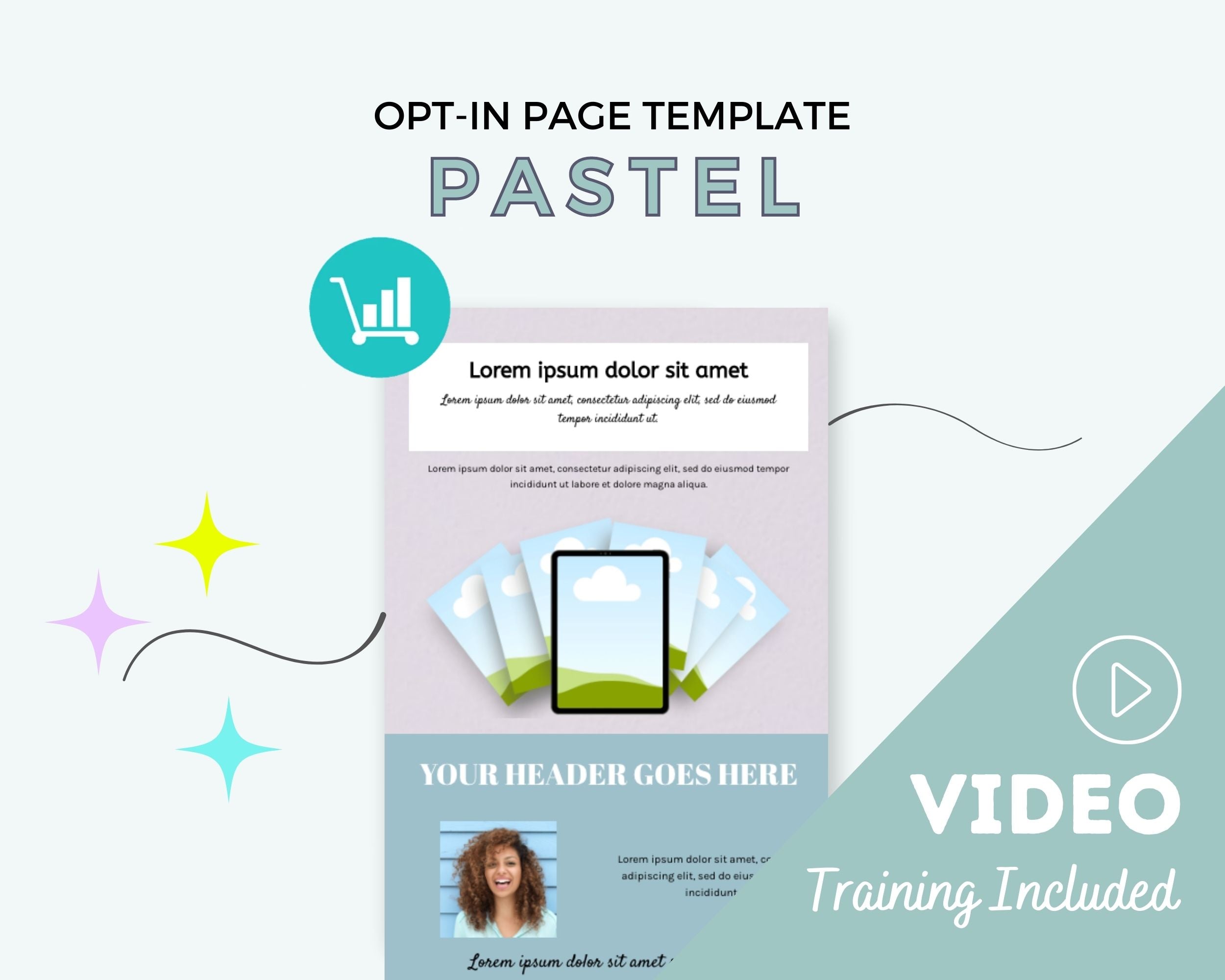 Pastel ThriveCart Opt-In Page Template