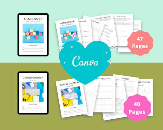 BUNDLE of 11 Marketing Planners in Canva | Customizable | Editable | Commercial Use | Marketing Templates