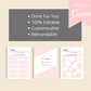 14-Day Minimalism Challenge | Editable Canva Template A4 Size