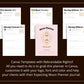 Editable Moon Journal Planner Templates in Canva | Commercial Use