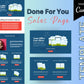 Winter Festive Sales Page Template