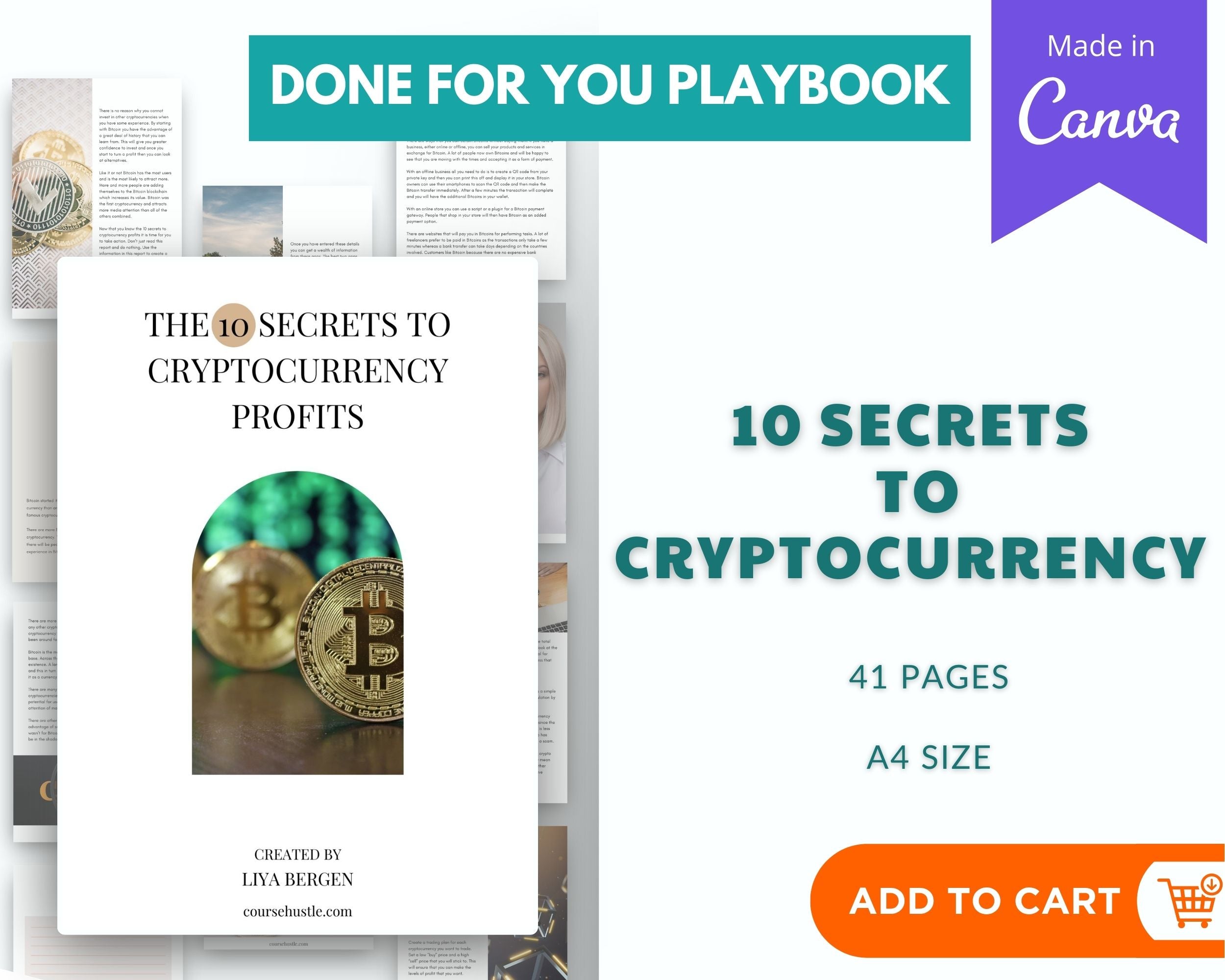 Done-for-You 10 Secrets to Cryptocurrency Profits Playbook