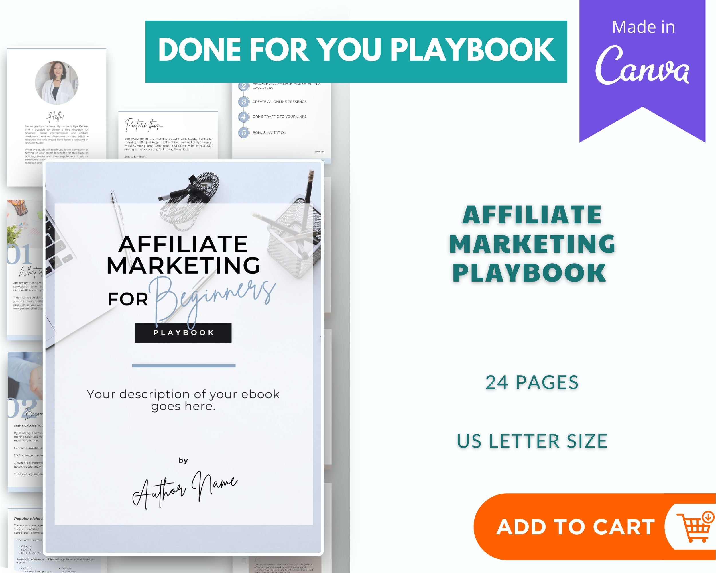 Done for You Affiliate Marketing Canva Playbook