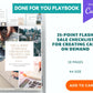 Done-for-You Mini 25-Point Flash Sale Checklist For Creating Cash On Demand