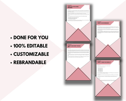 Editable 10 Ways Creators are Making Money Creating Content Emails | Newsletter Template