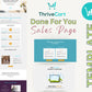 Vibrant Sales Page Template in ThriveCart