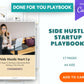 Side Hustle Startup Playbook