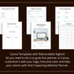Editable Website Planner Templates in Canva | Commercial Use