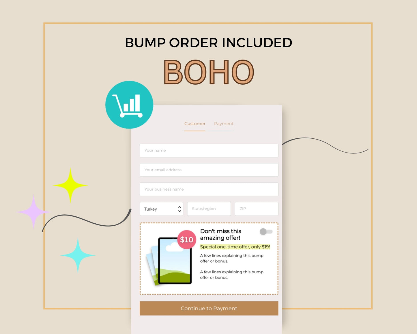 Boho ThriveCart Checkout Template