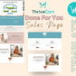 Boho Online Course Sales Page Template in Thrivecart