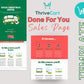 Animated Christmas Sales Page Template in ThriveCart
