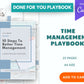 Done for You Time Management Playbook