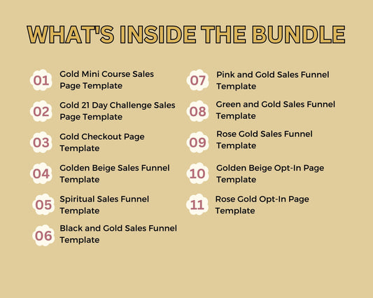 ThriveCart Gold Bundle Templates