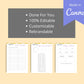 2 Weeks Launch a Product Challenge | Editable Canva Template A4 Size
