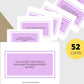52 Mindful Questions to Ask Yourself Cards | Canva Inspirational Cards | Commercial Use Active